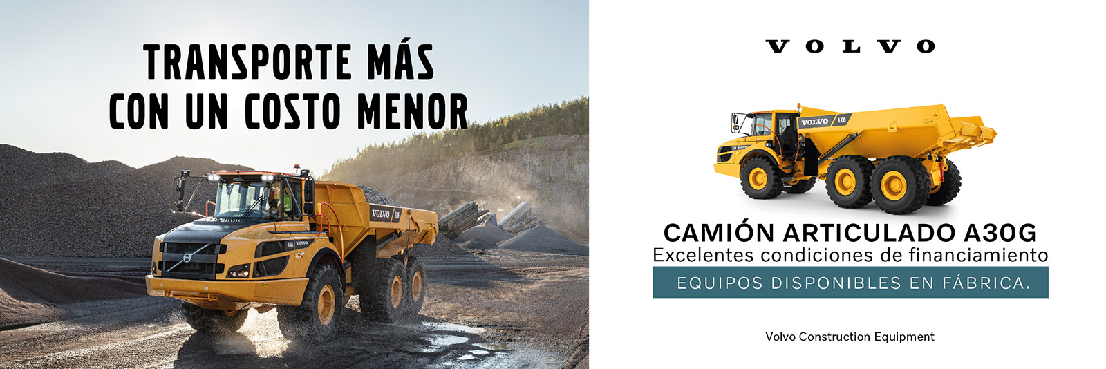 Camión articulado Volvo A30G